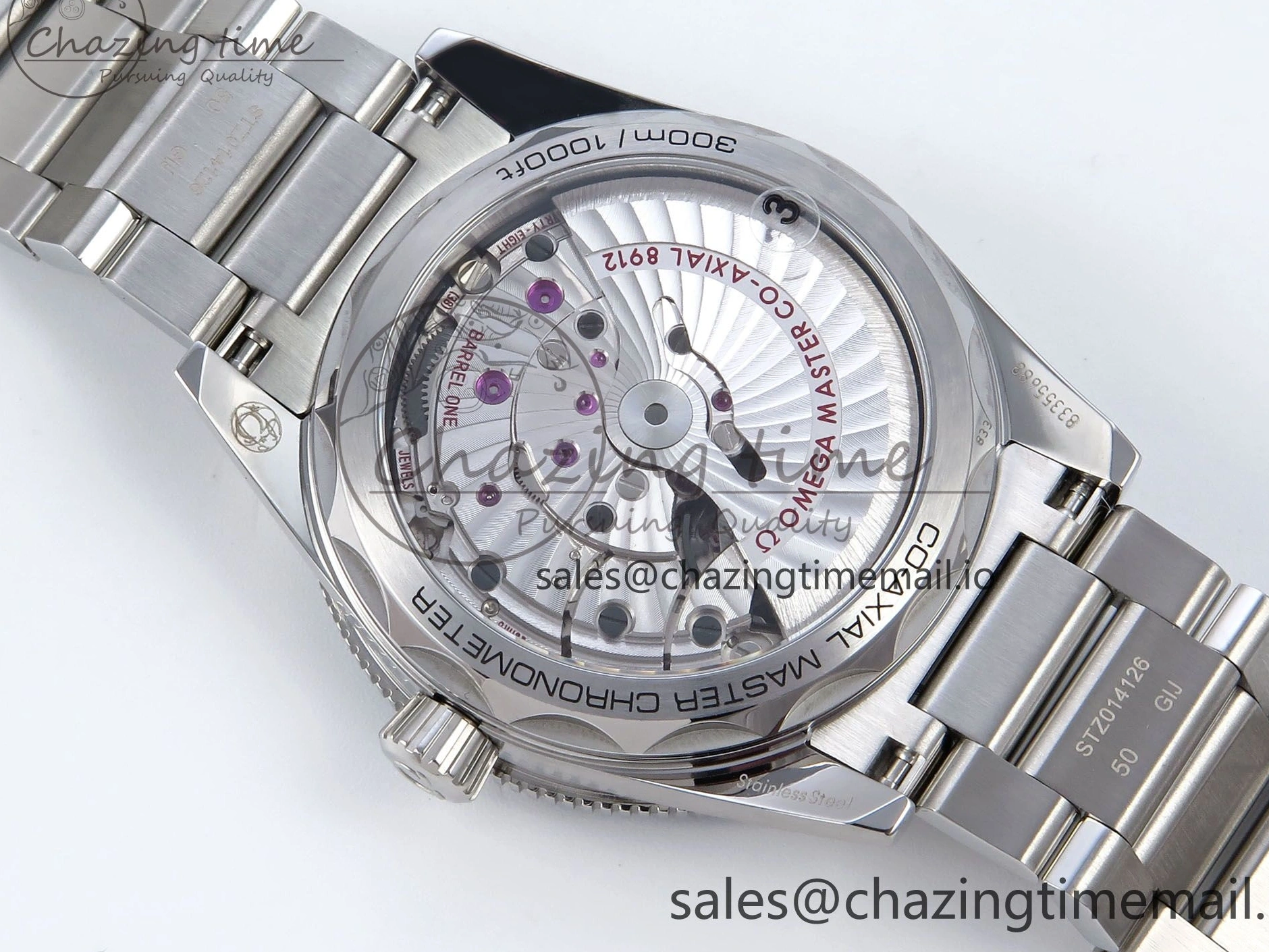 0209 Elegant Seamaster 300 Heritage SS VSF 1:1 Best Edition Blue Dial on SS Bracelet A 7701